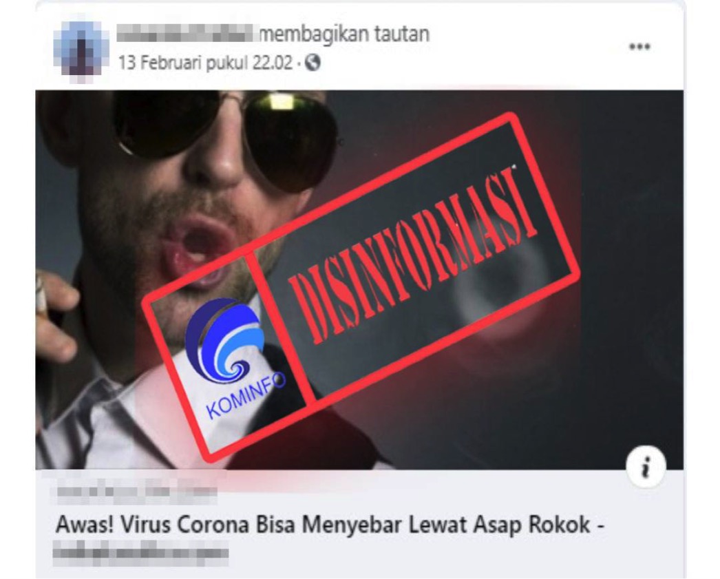 Virus Corona Dapat Menyebar Lewat Asap Rokok