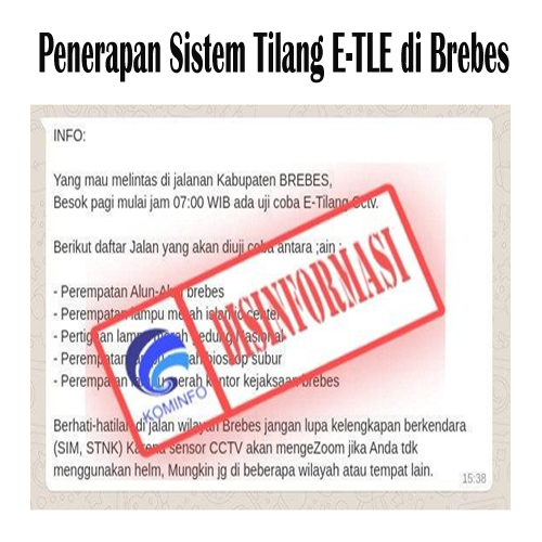 Penerapan Sistem Tilang E-TLE di Brebes