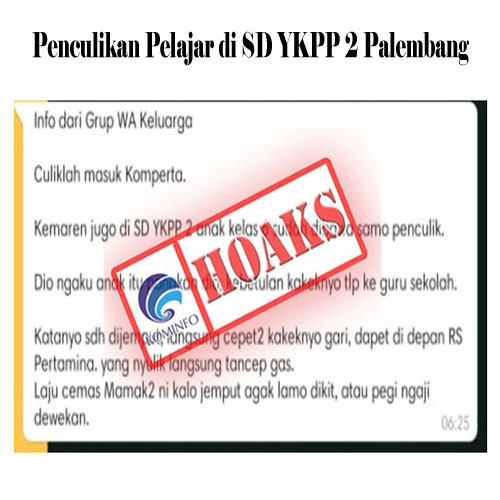 Penculikan Pelajar di SD YKPP 2 Palembang