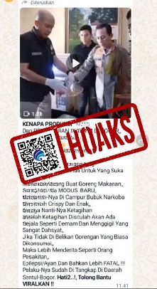 Pesan WhatsApp Video Narkoba Dicampur ke dalam Tepung Gorengan