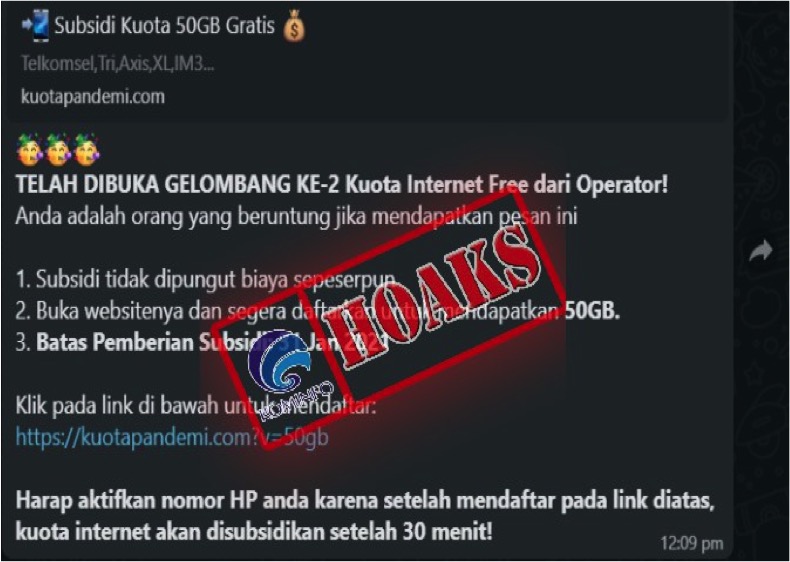 Subsidi Kuota Gratis 50 GB Sampai 31 Januari 2021