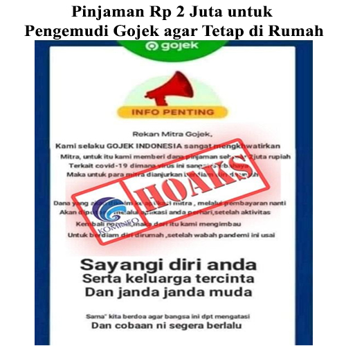 Pinjaman Rp 2 Juta untuk Pengemudi Gojek agar Tetap di Rumah