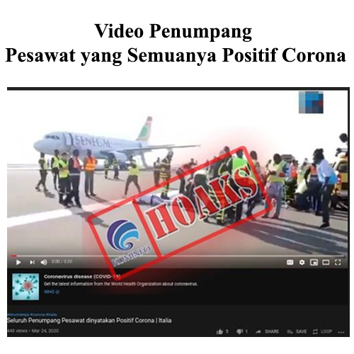 Video Penumpang Pesawat yang Semuanya Positif Corona