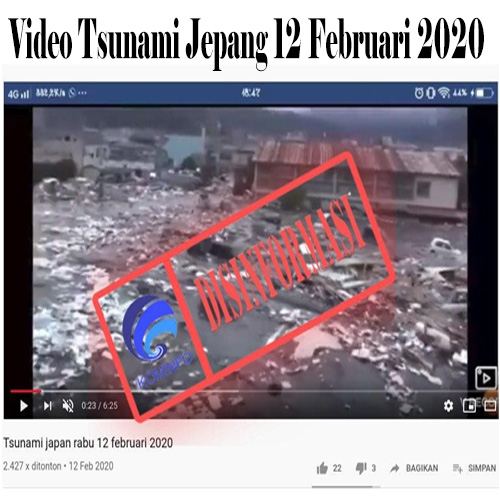 Video Tsunami Jepang 12 Februari 2020