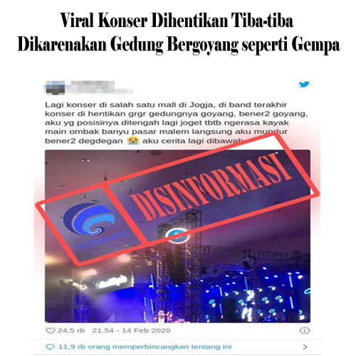 Viral Konser Dihentikan Tiba-tiba Dikarenakan Gedung Bergoyang seperti Gempa