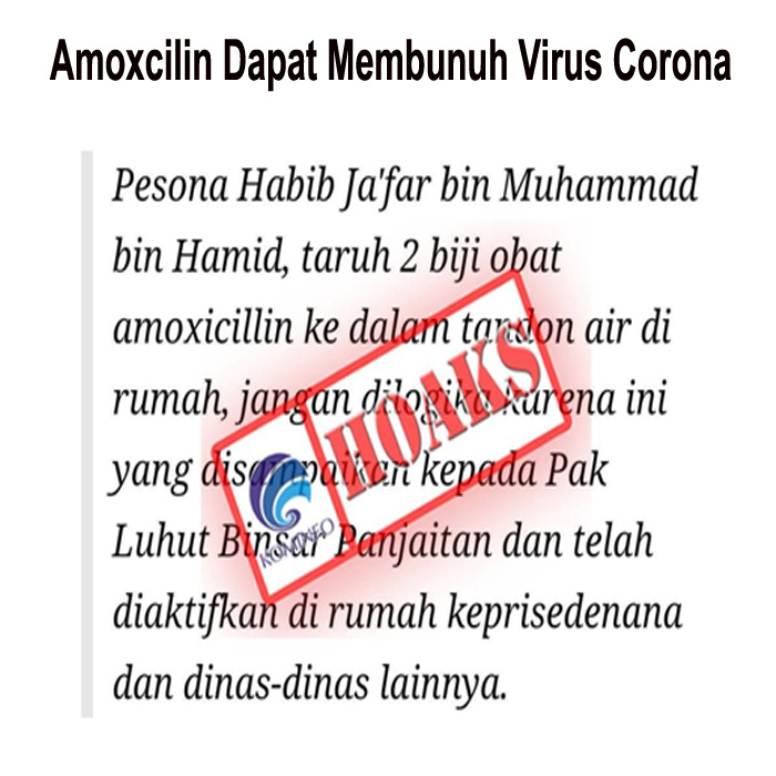 Amoxcilin Dapat Membunuh Virus Corona