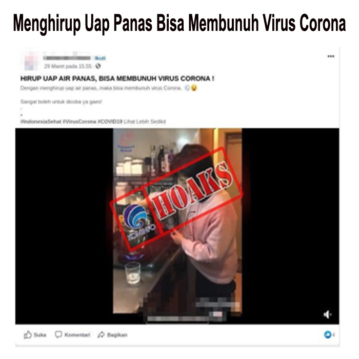 Menghirup Uap Panas Bisa Membunuh Virus Corona