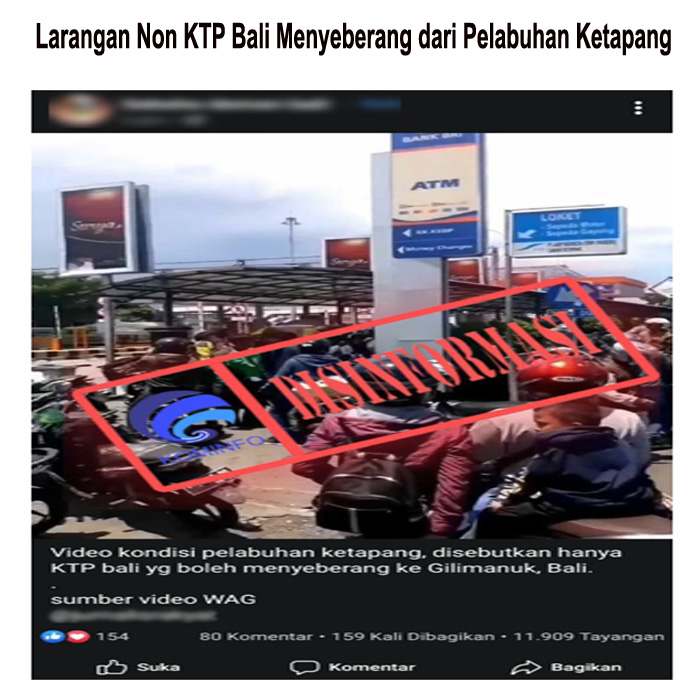 Larangan Non KTP Bali Menyeberang dari Pelabuhan Ketapang