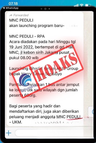 Undangan Launching Program Baru MNC Peduli