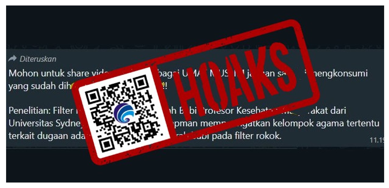 Terdapat Kandungan Darah Babi pada Filter Rokok