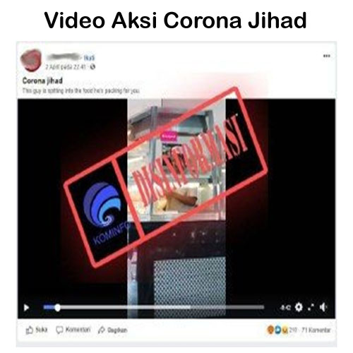 Video Aksi Corona Jihad