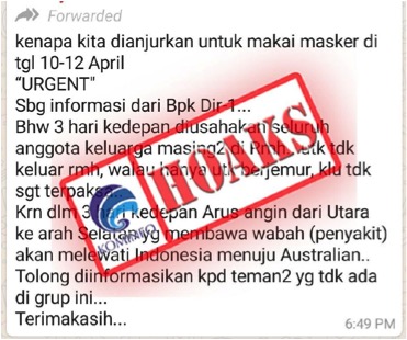 Ajakan 3 Hari untuk Tidak Keluar Rumah