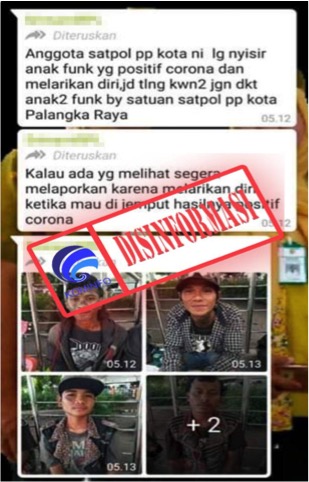 Satpol PP Palangkaraya Menyisir Anak Punk