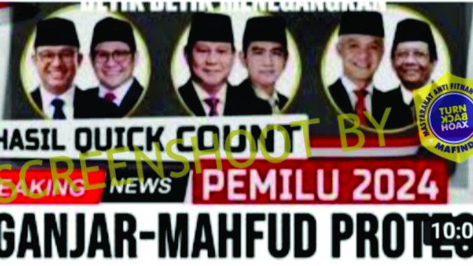 Ganjar dan Mahfud Bungkam Kecurangan Paslon 02