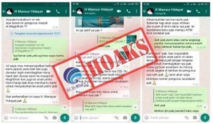 Akun WhatsApp Mengatasnamakan Wakil Bupati Pemalang