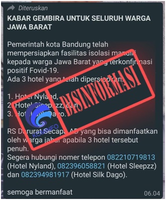 Nama Hotel di Kota Bandung yang Dijadikan Tempat Isolasi Mandiri