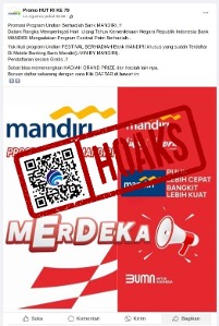 Undian Berhadiah Menyambut HUT RI ke-79 dari Bank Mandiri