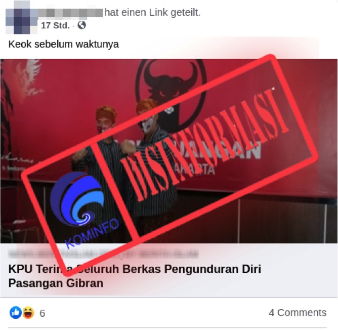 Gibran Keok Sebelum Waktunya