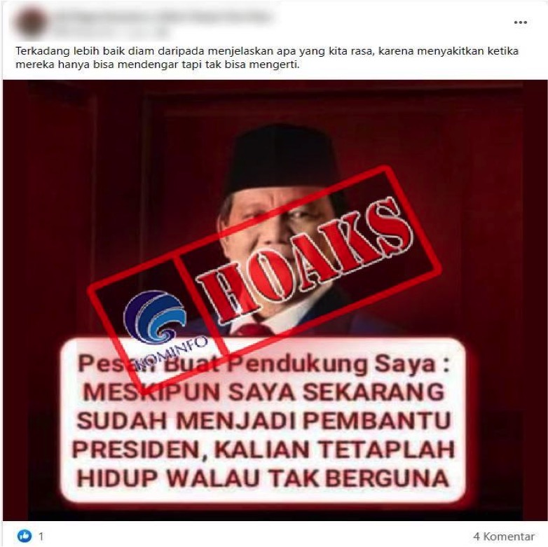 Prabowo Mengumpat Sebut Pendukungnya Tak Berguna