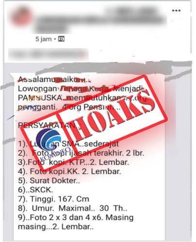 Lowongan Tenaga Kerja PAMSUSKA Mengatasnamakan KAI