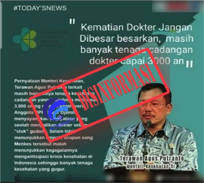 Pernyataan Menteri Kesehatan, Terawan Agus Putranto