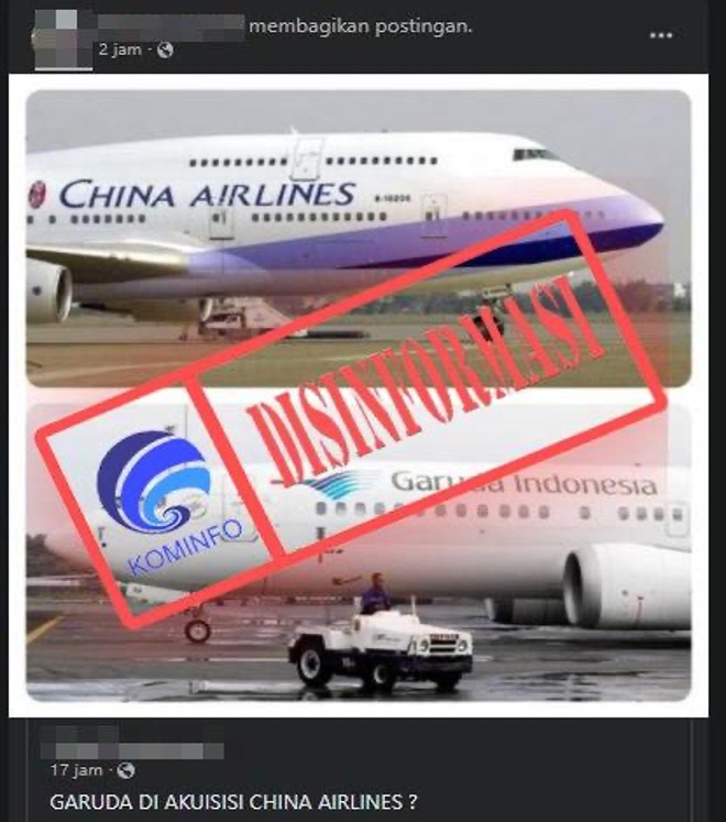 Garuda Indonesia Diakuisisi China Airlines