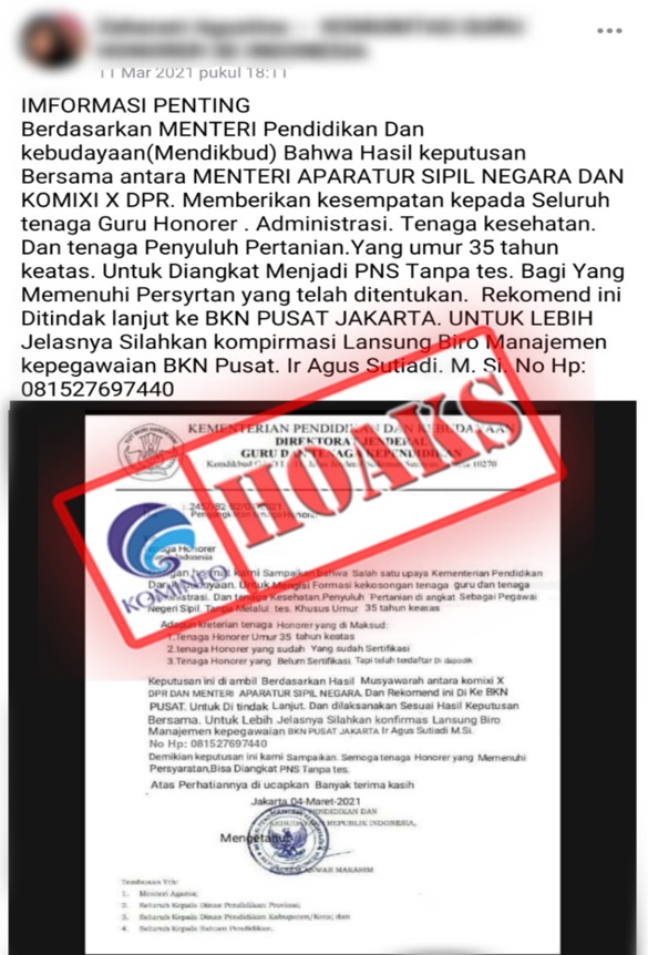 Surat Pengangkatan Seluruh Pegawai Honorer Menjadi PNS Tanpa Tes