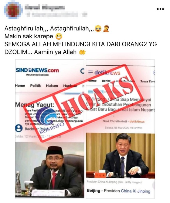 Presiden Tiongkok Siap Biayai Pembangunan Kiblat Baru Umat Islam Nusantara