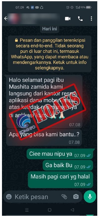 Modus Penipuan Mengatasnamakan DANA