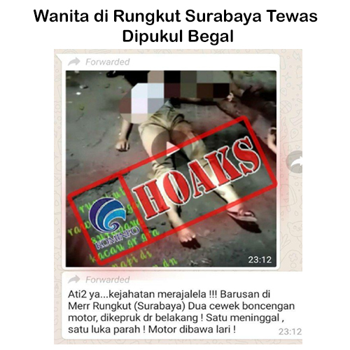 Wanita di Rungkut Surabaya Tewas Dipukul Begal