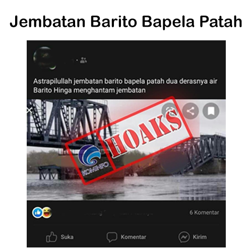 Jembatan Barito Bapela Patah