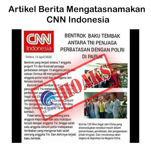 Artikel Berita Mengatasnamakan CNN Indonesia