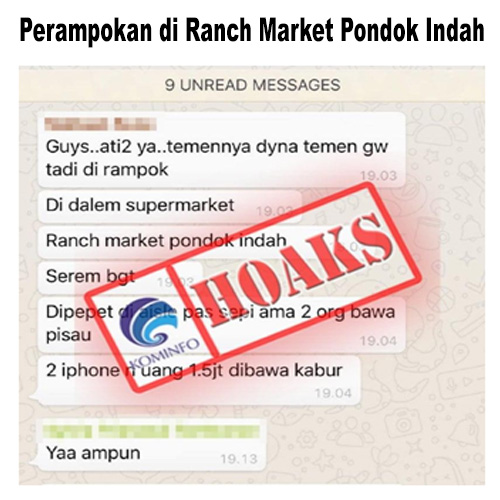 Perampokan di Ranch Market Pondok Indah