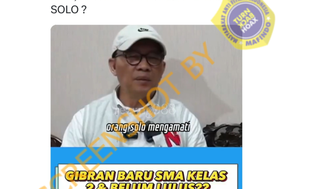 Gibran Baru SMA Kelas 2 & Belum Lulus