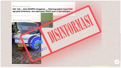 Mobil Truk Angkutan Jenazah Covid-19 DKI Jakarta