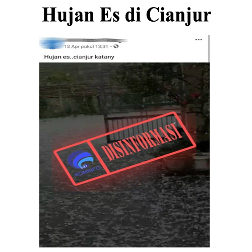 Hujan Es di Cianjur