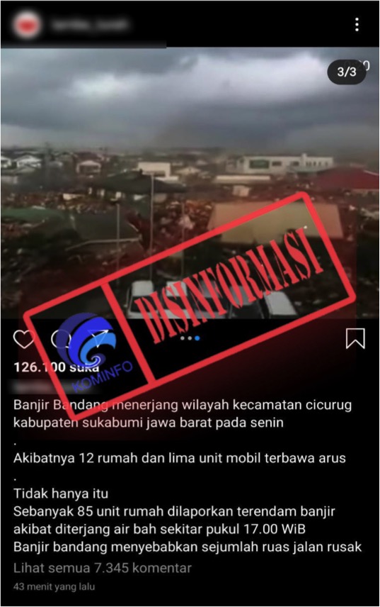 Video Banjir di Cicurug Sukabumi