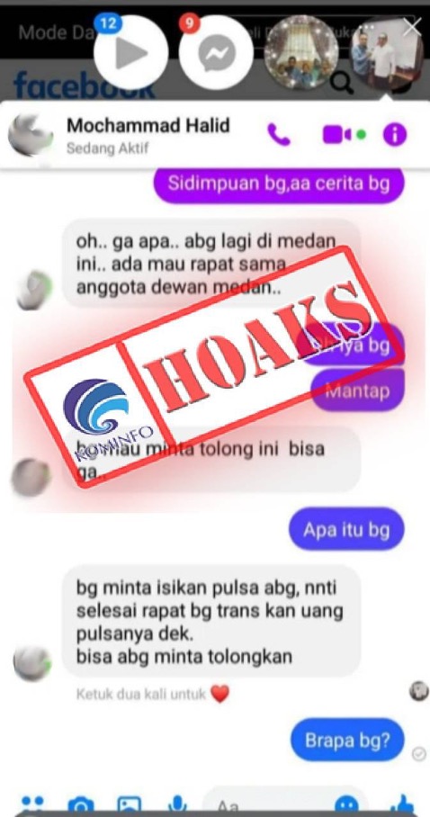 Akun Facebook Mengatasnamakan Anggota DPRD Padangsidimpuan