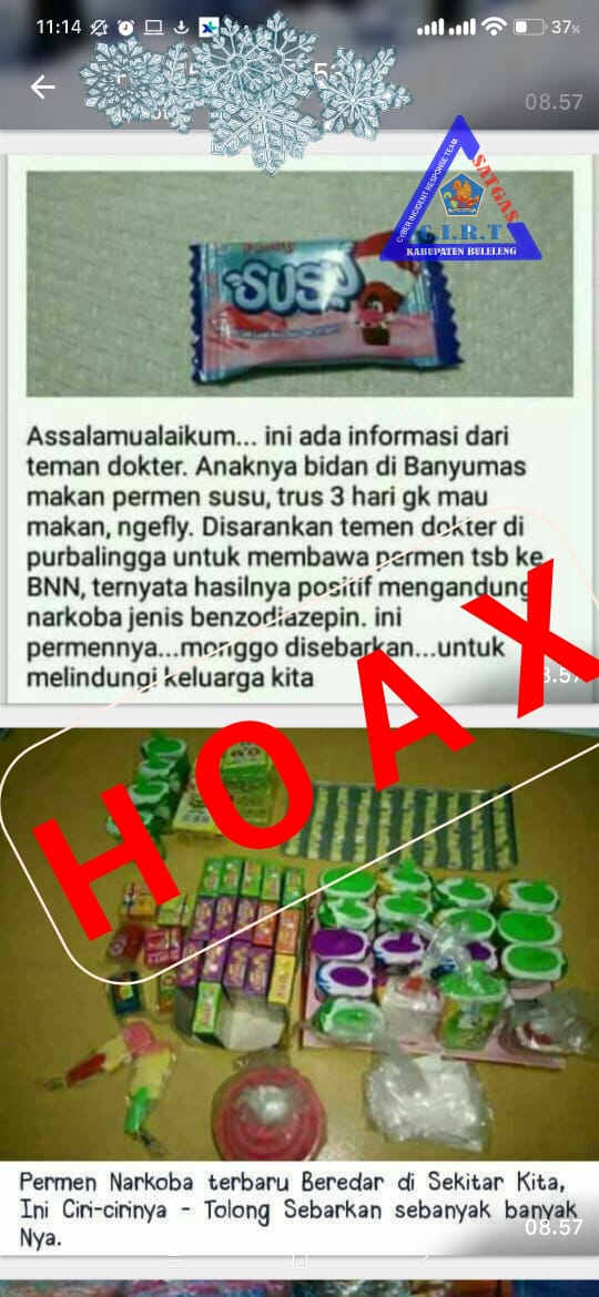 Permen Susu Mengandung Narkoba