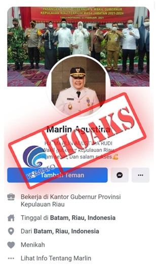 Akun Facebook Mengatasnamakan Wakil Gubernur Kepulauan Riau