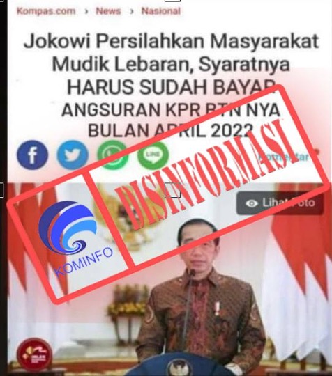 Jokowi Persilakan Masyarakat Mudik Lebaran dengan Syarat Sudah Membayar Angsuran KPR BTN Bulan April 2022