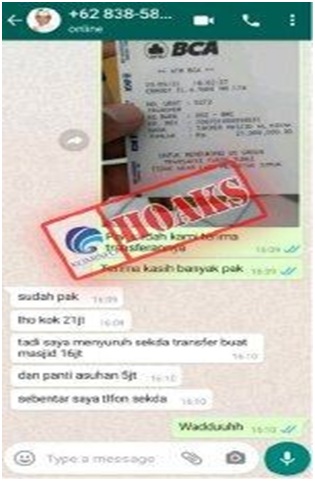 Akun WhatsApp Mengatasnamakan Wakil Bupati Jembrana