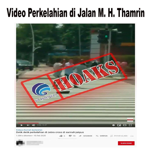 Video Perkelahian di Jalan M. H. Thamrin