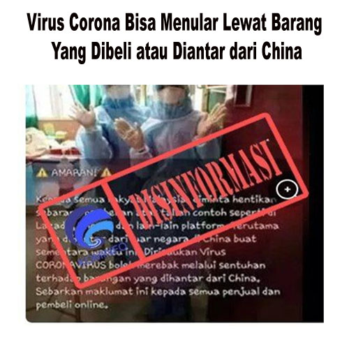 Virus Corona Bisa Menular Lewat Barang Yang Dibeli atau Diantar dari China