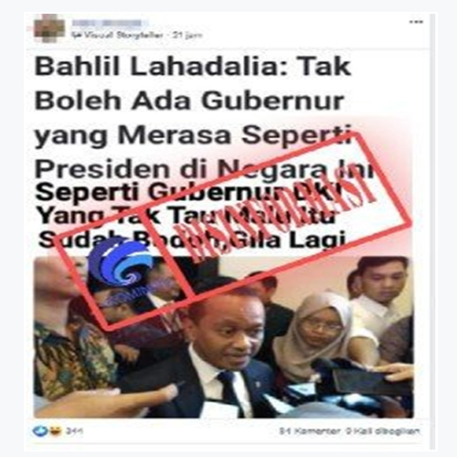 Tiga Jenazah Anak-anak Korban Virus Corona Diringkas dalam Satu Kantong Bahlil Lahadalia Sebut Gubernur DKI Tak Tahu Malu, Bodoh dan Gila