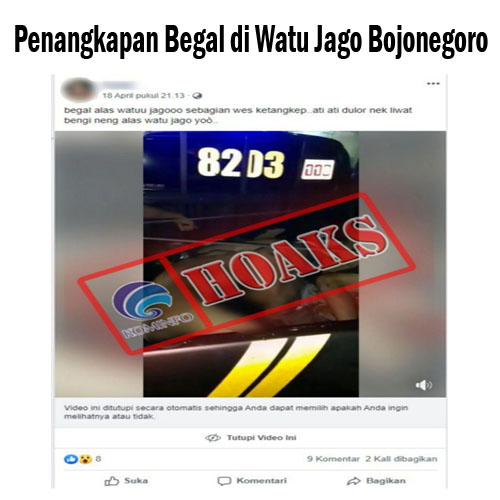 Penangkapan Begal di Watu Jago Bojonegoro