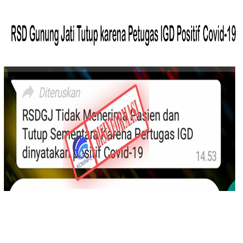 RSD Gunung Jati Tutup karena Petugas IGD Positif Covid-19