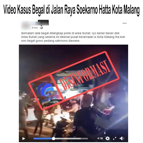 Video Kasus Begal di Jalan Raya Soekarno Hatta Kota Malang