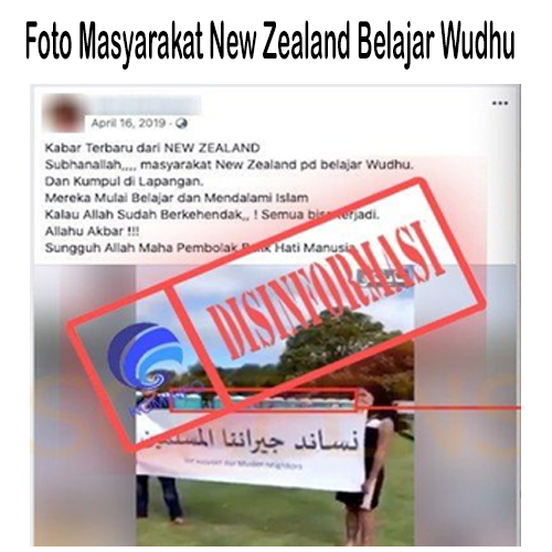 Foto Masyarakat New Zealand Belajar Wudhu