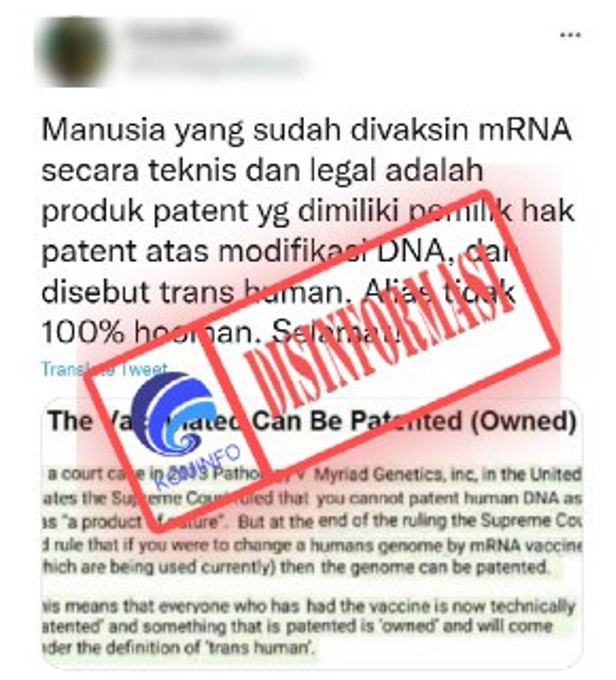 Vaksin Covid-19 mRNA dapat Mengubah DNA Manusia